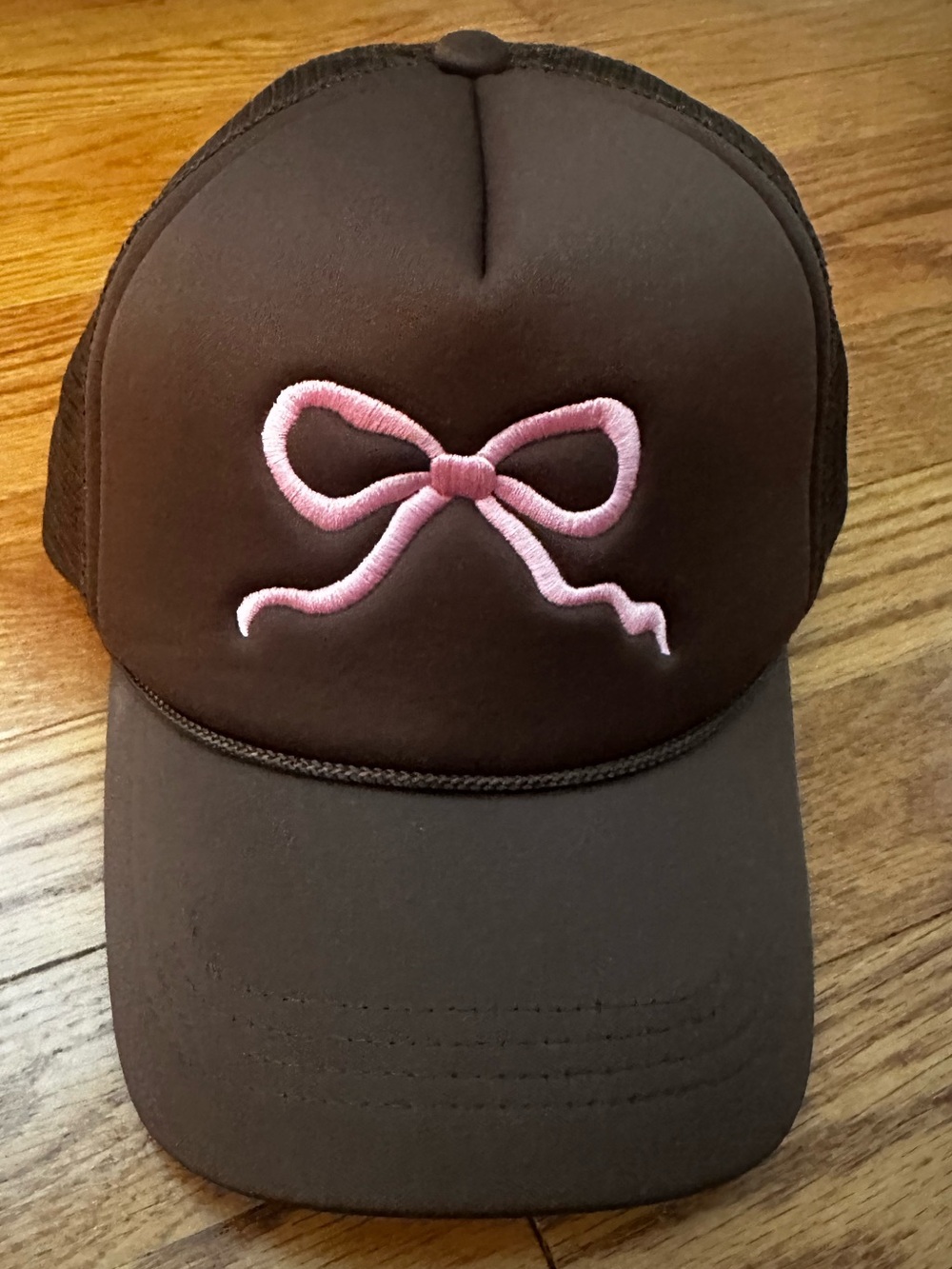Pink Lily Bow Trucker hat